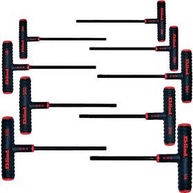 Eklind 313036446446 6 Inch Series Power-t T-handle Hex Key Set With Pouch Sizes 5/64 To 1/4