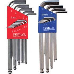 Eklind 445000025012 Combination Bright-ball-hex-l Key Set Sizes0.050 Inch To 3/8 And Size 1.5 Mm