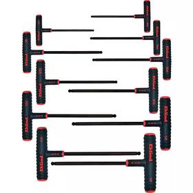 Eklind 445001893801 9 Inch Series Power-t T-handle Ball-hex Key Set With Pouch Sizes 5/64 To 3/8