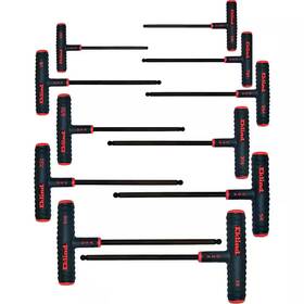 Eklind 445015660659 9 Inch Series Power-t T-handle Ball-hex Key Set With Pouch Sizes 5/64 To 3/8