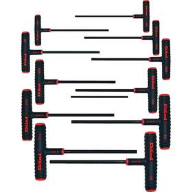 Eklind 445018322332 9 Inch Series Power-t T-handle Hex Key Set With Pouch Sizes 5/64 To 3/8