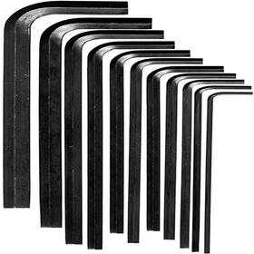 Eklind 445036477434 Hex-l Key Allen Wrench - Metric Mm Sizes 1.5 Inch To 10 Short Series 11-piec
