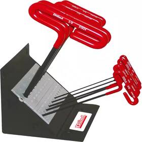 Eklind 445043270219 9 Inch Sae Sizes 3/32 To 3/8 Cushion Grip Hex T-key Allen Wrench Wit