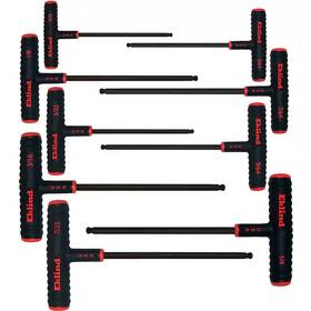 Eklind 445046318345 Power-t Handle Ball-hex Key Allen Wrench- 9-pieces Set Sae Inch Sizes 5/64