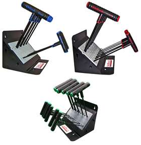 60814.64811.68992 Eklind T Handle Hex Wrench Set Metric Sae Torx 34pc Comfort Grip W Stands Usa