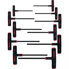 Eklind 711181136012 6 Inch Series Power-t T-handle Hex Key Set With Pouch Sizes 5/64 To 3/8