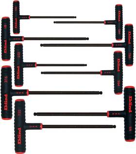 60809 Eklind 711181563214 Tool Power-t Handle Ball-hex Key Allen Wrench 9 Pieces Set