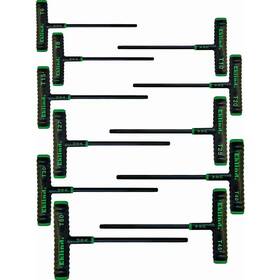 Eklind 726084299030 6 Inch Series Power-t T-handle Hex Key Set With Pouch Torx Sizes T6 T50 11-piece