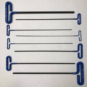 Eklind 726084811607 Cushion Grip Hex T-key Allen Wrench - 8-pieces Set Metric Mm Sizes 2-10 15 Inch