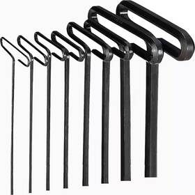 Eklind 744110508956 Std Grip Hex T-key Allen Wrench - 8-pieces Set Metric Mm Sizes 2-10 9 Inch Shaft