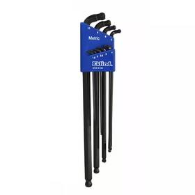 Eklind 744110771824 Extra Long Series Double-ball-hex-l Key Set With Holder Size 1.5 Mm To 10 9