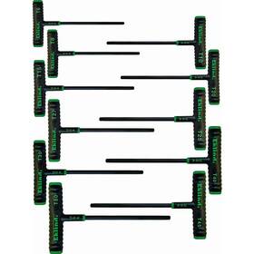 Eklind 744110796872 6 Inch Series Power-t T-handle Hex Key Set With Pouch Torx Sizes T6 T50 11-piece