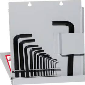 Eklind 744759066626 Ball-hex-l Key Allen Wrench - 16-pieces Set Sae Inch Sizes 0.050 5/8 L