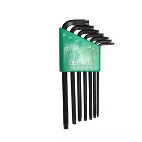 Eklind 744759399137 Long Series Torx L-key Set With Holder Sizes T10 T40 7-piece