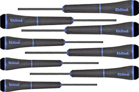 92400 Eklind Psd Hex Allen Precision Screwdriver 8pc Set Metric Mm Sizes 0.7