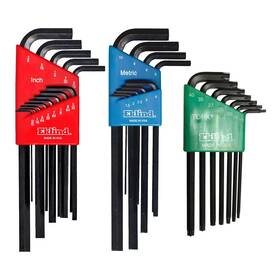 El-10222.10707 Eklind 29pc Hex And Torx L Wrench Set Metric Sae Standard Inch Made In Usa