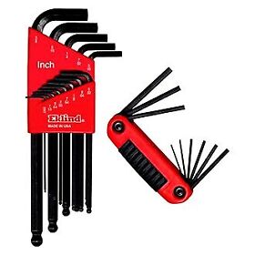 29022 Eklind Hex-l Ergo-fold 2-piece Sae Folding Hex Keys