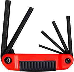 25611 Eklind Tool 013440033323 Ergo-fold Fold-up Hex Key Allen Wrench - 6pc Set Sae Inch Sizes