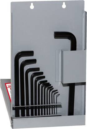 Eklind Tool 037516102140 10214 Hex-l Key Allen Wrench 14 Pieces Set Sae Inch Sizes 0.050-1/2 Long Ser