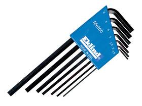 Eklind Tool 037516106070 10607 Hex-l Key Allen Wrench - 7pc Set Metric Mm Sizes 1.5-6 Long Series