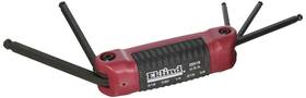 Eklind Tool 037516255198 25519 Ergo-fold Fold-up Ball-hex Allen Wrench - 5pc Set Sae Inch Sizes