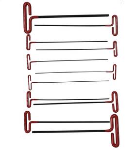 Eklind Tool 037516532114 53211 Cushion Grip Hex T-key Allen Wrench - 11pc Set Sae Inch Sizes 5/