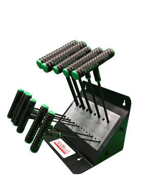 T6-t50 Eklind Tool 037516689924 68992 Power-t Handle Torx Star Key - 11pc Set 9in Shaft With Stand