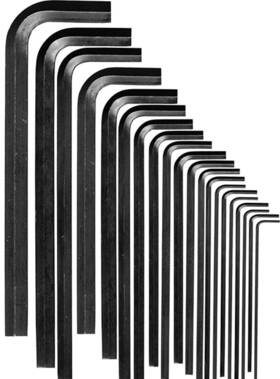 028-3 Eklind Tool 037516871701 87170 Hex-l Key Allen Wrench - 20pc Set Sae Inch Sizes .028-3/4 Short