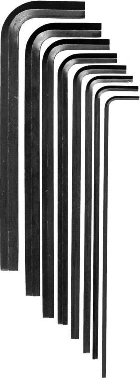 Eklind Tool 037516901002 90100 Security Hex-l Key Allen Wrench - 8pc Set Sae Inch Sizes 3/32-3/8 Long