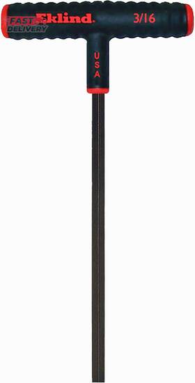 61912 Eklind Tool 313056231220 3/16 Inch Power-t T-handle Hex T-key Allen Wrench