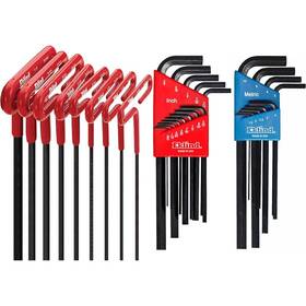 53168 Eklind Tool 313098314356 Cushion Grip Hex T-key Allen Wrench Set Sae 8pc 3/32 1/4 6 Inch Shaft