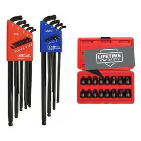 17222 Eklind Tool 445030840883 Ball-hex Allen Wrench Combo Sae/metric 22pc Sunex 3646 Hex Driver