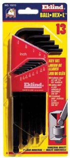 Septls26913213 Eklind Tool 445032491434 Ball-hex-l Key Sets - 13213