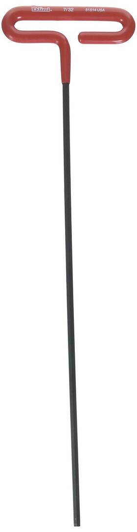 51514 Eklind Tool 7/32 Inch Cushion Grip Hex T-handle T-key Allen Wrench