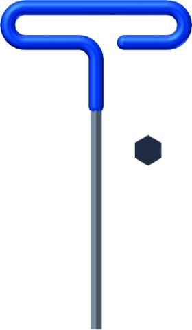 54240 Eklind Tool 4 Mm Cushion Grip Hex T-handle T-key Allen Wrench