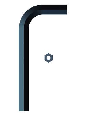 90208 Eklind Tool Tamper Resistant Hex-l Key Allen Wrench 1/8 Inch