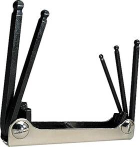 21171 Eklind Tool 971473128273 Metric Fold-up Set Hex Keys 1.5mm - 6mm Steel