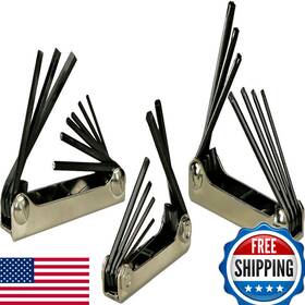 B00hfl97uq Eklind Tool 29171 Fold-up Hex Torx Star Key Combo- Inch / Mm 3 Sets 23pc