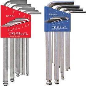 B01lyuoug9 Eklind Tool 17322 Bright Ball-hex L-key Allen Wrench Combo- Extra Long