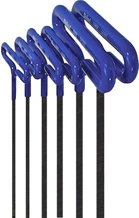 Eklind Tool Company 037516551665 55166 Cushion Grip Hex T-key Allen Wrench - 6pc Set Metric Mm Sizes 2-