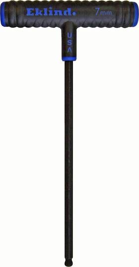 64870 Eklind Tool Company 744110654943 7 Mm Power-t T-handle Ball-hex T-key Allen Wrench