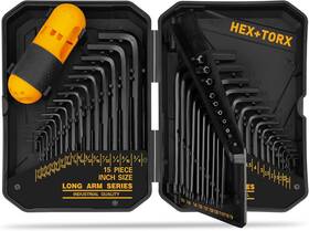 Elead 313107512568 Hex Key Allen Wrench Set 41-piece And Torx With Torque Handle