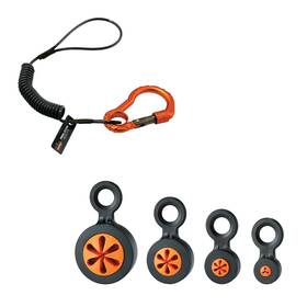 Ergodyne 720476196648 Hand Tool Tethering Kit For Screwdrivers And Hex Key Wrenches Includes 4