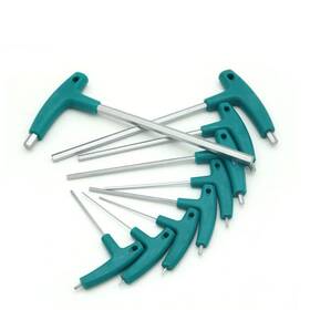 Ezonedeal 055668922522 T Handle Hex Key Set Industrial Power Tools Torx S2 Steel Tamper Proof Wrench
