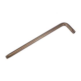 Fipux 639664287191 T60 Tamper Proof Torx Star Key Bit Wrench L-shape 10.24 Inch Arm S2 Steel