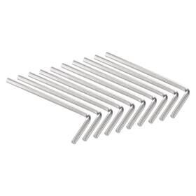 Fipux 639664287214 10pack 2.5mm Hex Key Wrench L Shaped Cr-v Repairing Tool