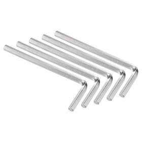 Fipux 639664287221 5pack 5/32 Inch Hex Key Wrench L Shaped Cr-v Repairing Tool