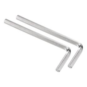 Fipux 639664287269 2pack 3/16 Inch Hex Key Wrench L Shaped Cr-v Repairing Tool