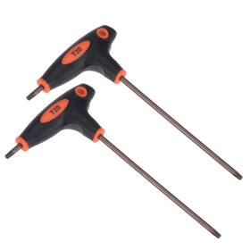 Fipux 766549709988 2pcs Tamper Proof Torx Key T20 T-handle Star Wrench For Auto Maintenance