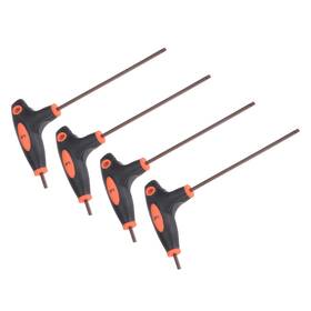 Fixinairp 601968192945 3mm Ball End Hex Key T-handle Wrench Spanner Metric Repair S2 Steel 4pcs